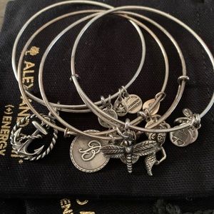 Lot four Alex and Ani Bracelets!